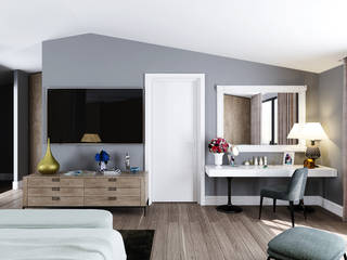 Yatak odası / Bedroom, fatih beserek fatih beserek Phòng ngủ phong cách hiện đại