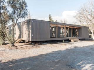 Oficinas Chicureo, MACIZO, ARQUITECTURA EN MADERA MACIZO, ARQUITECTURA EN MADERA Gewerbeflächen Holz Holznachbildung