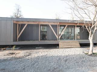 Oficinas Chicureo, MACIZO, ARQUITECTURA EN MADERA MACIZO, ARQUITECTURA EN MADERA Commercial spaces لکڑی Wood effect