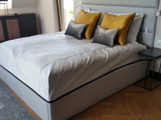 Łóżka Tapicerowane, Comfort & Style Interiors Comfort & Style Interiors Habitaciones modernas