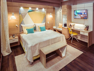 Hotelzimmereinrichtung SCALA URBAN, BAUR WohnFaszination GmbH BAUR WohnFaszination GmbH Gewerbeflächen Holz