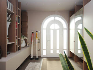 Villa a Calcinato (BS), AM SERRAMENTI AM SERRAMENTI Tür Aluminium/Zink Weiß