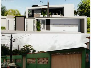 Residência S|M, Juliana Almeida Juliana Almeida Casas estilo moderno: ideas, arquitectura e imágenes