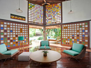 Casa Camburi, SET Arquitetura e Construções SET Arquitetura e Construções Living room