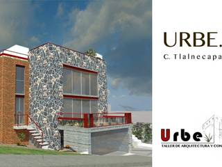 Tlalnecapan · Casa dinámica, Urbe. Taller de Arquitectura y Construcción Urbe. Taller de Arquitectura y Construcción Дома в стиле минимализм