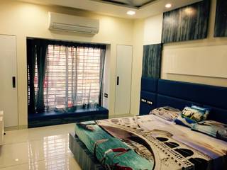 Apartment designed for Mr. Sanjay Kothari in Shahibuag, Sanchi Shah Sanchi Shah Nursery/kid’s room