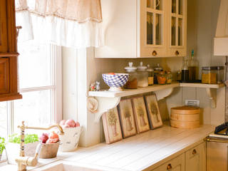 SHABBY CHIC DESIGN, RI-NOVO RI-NOVO Eclectic style kitchen Wood Beige