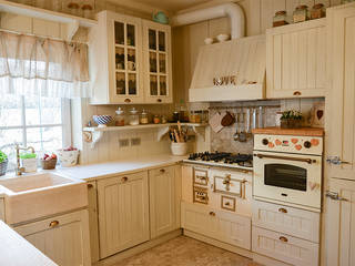 SHABBY CHIC DESIGN, RI-NOVO RI-NOVO Eclectic style kitchen Wood Wood effect