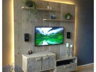 Pallet Wall Mount Unit, Pallet Furniture Cape Town Pallet Furniture Cape Town Rustieke mediakamers