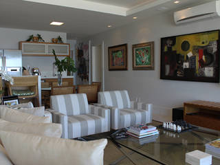 Cobertura em Ipanema, Rafael Mirza Arquitetura Rafael Mirza Arquitetura Livings modernos: Ideas, imágenes y decoración