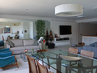 Apartamento na Lagoa, Rafael Mirza Arquitetura Rafael Mirza Arquitetura Modern Living Room