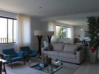 Apartamento na Lagoa, Rafael Mirza Arquitetura Rafael Mirza Arquitetura Modern Living Room