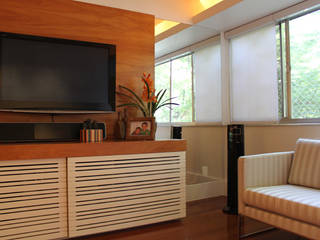 Apartamento no Leblon, Rafael Mirza Arquitetura Rafael Mirza Arquitetura Modern Living Room