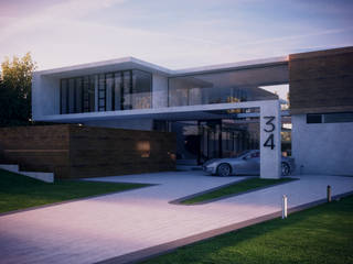 House 34 - Waterkloof Boulevard, Eclipse Architects Eclipse Architects Case moderne