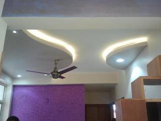 Residence interior, Kundli, Haryana, The plan design and construction The plan design and construction Moderne eetkamers