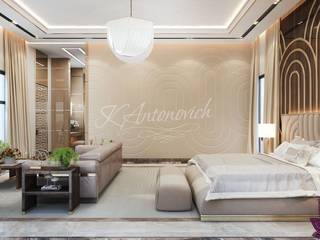 ​Modern Bedroom design ideas by Katrina Antonovich, Luxury Antonovich Design Luxury Antonovich Design Modern Bedroom