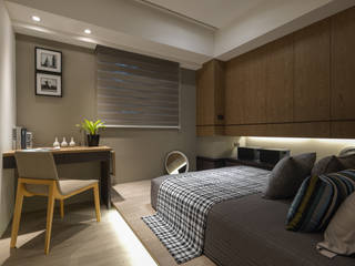 穩。領域, 存果空間設計有限公司 存果空間設計有限公司 Eclectic style bedroom