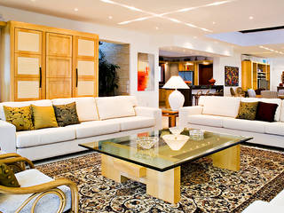 Casa Zona Sul Minimalista, Tiede Arquitetos Tiede Arquitetos Phòng khách phong cách tối giản Gỗ Wood effect