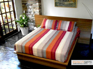 Proyecto Fray Cayetano, Espacio Gaddi Espacio Gaddi Modern style bedroom Wood Wood effect