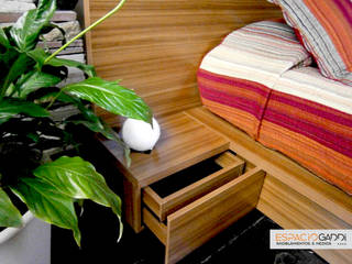 Proyecto Fray Cayetano, Espacio Gaddi Espacio Gaddi Modern style bedroom Wood Wood effect