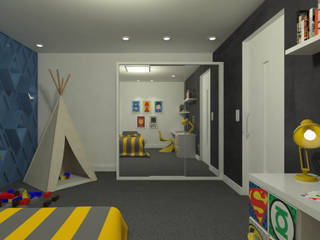 Dormitório Infantil, Barbara Interiores Barbara Interiores Nursery/kid’s room لکڑی Wood effect