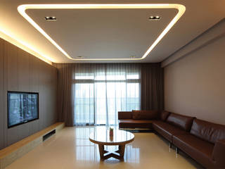 井然有序, 宇喆室內裝修設計有限公司 宇喆室內裝修設計有限公司 Modern living room