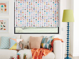 Made to Measure Roller Blinds, English Blinds English Blinds Modern living room Textile Amber/Gold