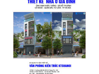 Mẫu thiết kế nhà phố 4mx16m đẹp kết hợp kinh doanh, Văn phòng kiến trúc Ktshanoi Văn phòng kiến trúc Ktshanoi