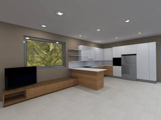 Progettazione di una Cucina, Studio Tecnico Resta e Associati Studio Tecnico Resta e Associati Cozinhas modernas