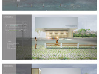 Thesis project: Urban Filters Vereda 2 Sport Center (2012), Gloriana Rada Gloriana Rada Сад в стиле минимализм Дерево Эффект древесины