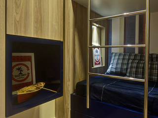 Quarto Navy, Arquiteta Raquel de Castro Arquiteta Raquel de Castro Modern style bedroom