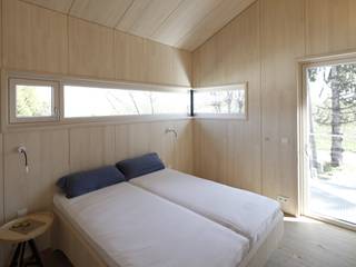 SCHLAFEN ARCHITEKTEN GECKELER Moderne Schlafzimmer Holz Holznachbildung Weisstanne