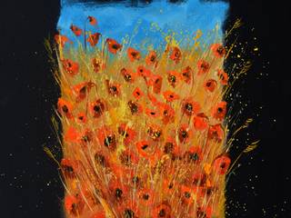 Buy “Red poppies 6771” Oil Painting Online, Indian Art Ideas Indian Art Ideas Інші кімнати