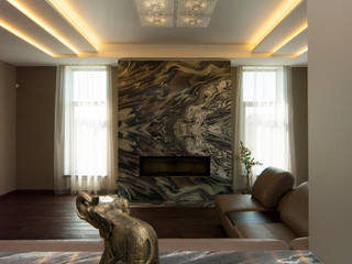 НОВОРИЖСКИЙ МОСКВА частный дом, Gordon-design Gordon-design Classic style living room