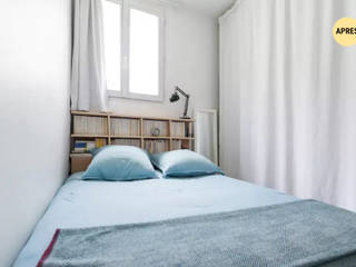 APPARTEMENT JBD, MEMO Architecture MEMO Architecture Modern style bedroom Wood Wood effect