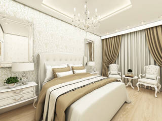 Dormitório no estilo clássico, iost Arquitetura e Interiores iost Arquitetura e Interiores Klassische Schlafzimmer