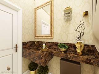 Lavabo luxuoso para este apartamento., iost Arquitetura e Interiores iost Arquitetura e Interiores Classic style bathroom