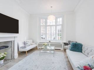Maida Vale, Patience Designs Studio Ltd Patience Designs Studio Ltd Moderne Wohnzimmer