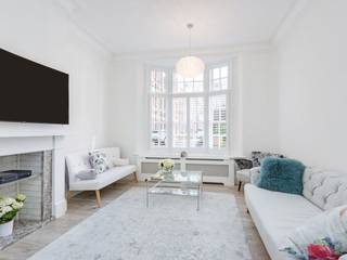 Maida Vale, Patience Designs Studio Ltd Patience Designs Studio Ltd Moderne woonkamers