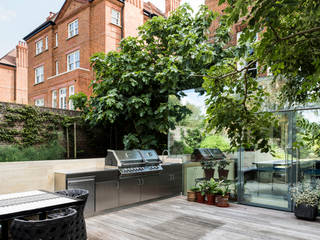 Outdoor Kitchen GEC Anderson Limited مطبخ Stainless steel,sink,worktop,barbecue,bbq,outdoor,kitchen,cabinet,cabinet