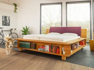 Massivholzbetten, Lignum Möbelmanufaktur GmbH Lignum Möbelmanufaktur GmbH Rustic style bedroom Solid Wood