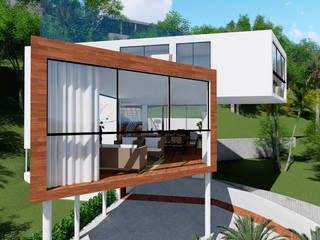 ARQUITETURA RESIDENCIAL CONTEMPORÂNEA CAPITAL VILLE, Aresto Arquitetura Aresto Arquitetura モダンな 家