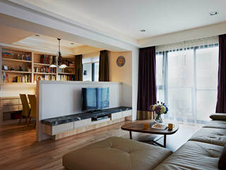 溫暖樸實居, ddspace266 ddspace266 Scandinavian style living room