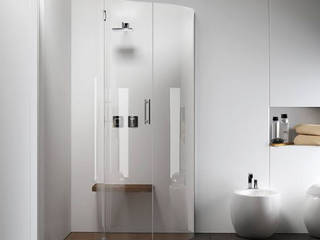 Box Doccia Battente , SILVERPLAT SILVERPLAT Modern bathroom