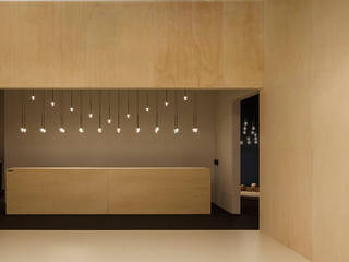 Vibia Algorithm, gotas mágicas de luz, iLamparas.com iLamparas.com ห้องนั่งเล่น