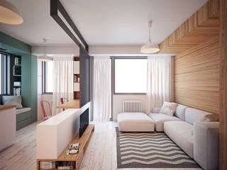 Hang Hau Residential Project, CLOUD9 DESIGN CLOUD9 DESIGN ห้องนั่งเล่น