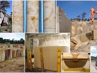 Sandstone and limestone cladding for private and commercial use, ARENISCAS STONE ARENISCAS STONE Modern houses Stone