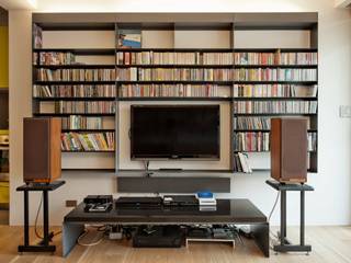 台北黃宅, 直方設計有限公司 直方設計有限公司 Minimalist living room