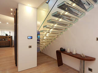 Space Diamond - acrylic staircase illuminated by LED, Siller Treppen/Stairs/Scale Siller Treppen/Stairs/Scale Stairs Glass