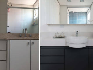 Antes e Depois, Danyela Corrêa Arquitetura Danyela Corrêa Arquitetura Modern Bathroom
